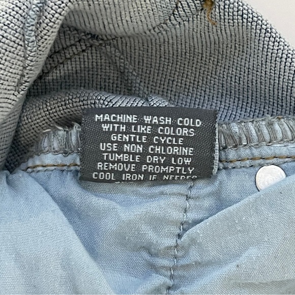 Cali 1850 Skinny Mid Rise Jeans Ankle Knit Denim Stretch Juniors Size 0/24 Blue - Picture 11 of 11